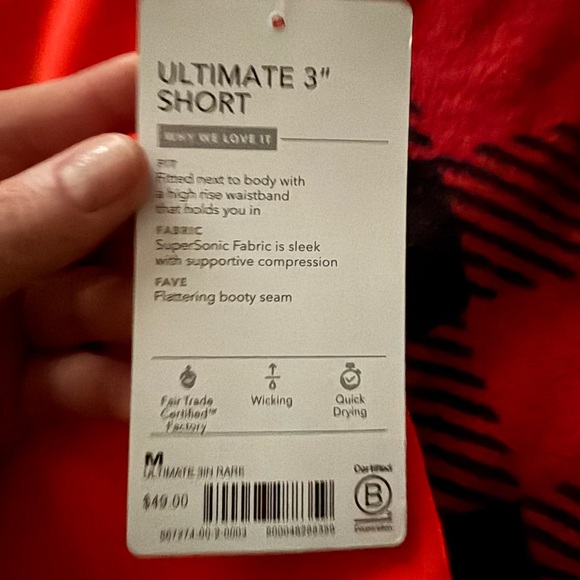 Athleta Ultimate 3” Short - Picture 4 of 5
